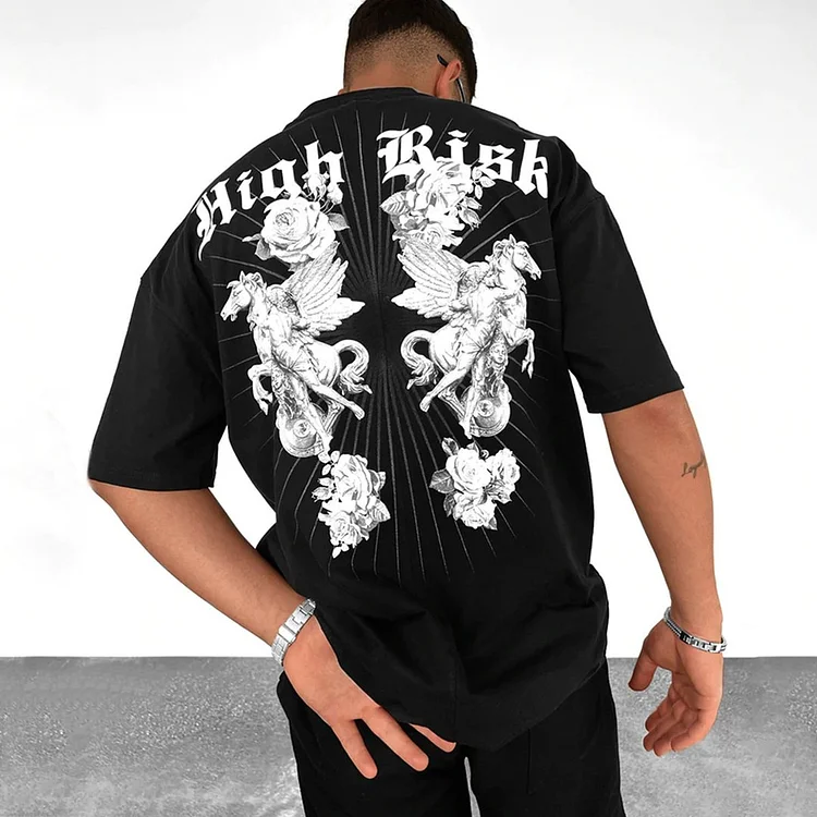 Men's Fashion Printed Casual T-Shirt