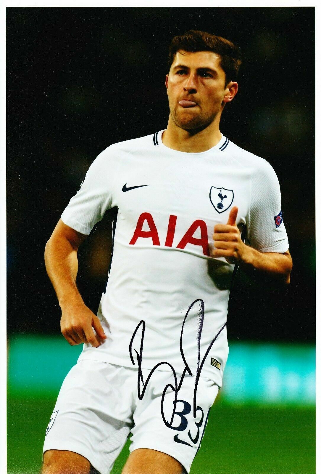 Ben Davies Signed 12X8 Photo Poster painting SPURS Tottenham Hotspur AFTAL COA (1662)