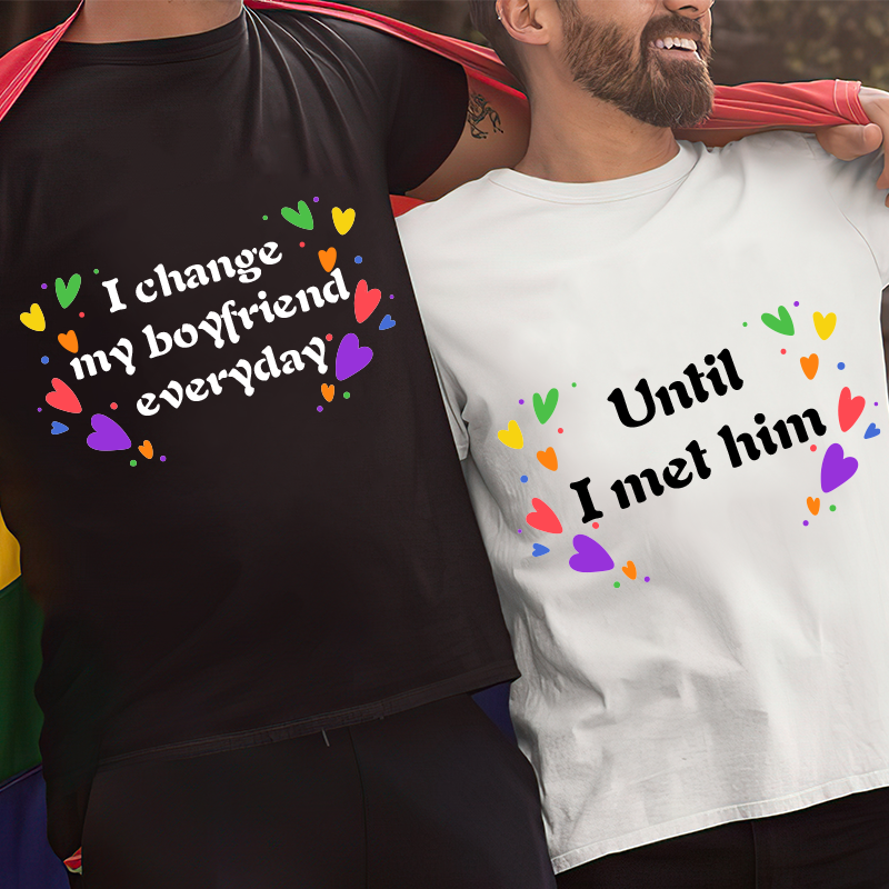 Funny Quotes Tshirt For Men / Gay Couples, I Change My ... Funny Quotes Tshirt For Men / Gay Couples, I Change My ...