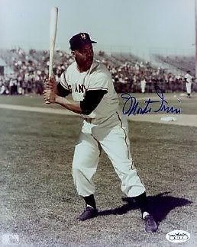 Monte Irvin Signed Jsa Cert Sticker 8x10 Photo Poster painting Autograph Authentic