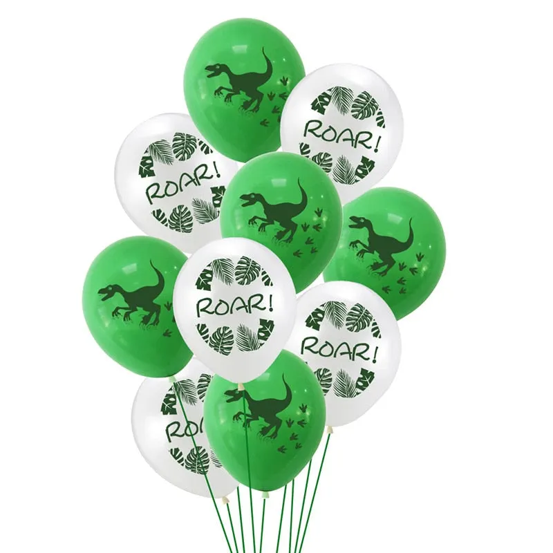 Dinosaur Party Balloon Dinosaur Birthday Party Foil Number Balloons Kids Wild Animal Jungle Birthday Party Decorations Globos