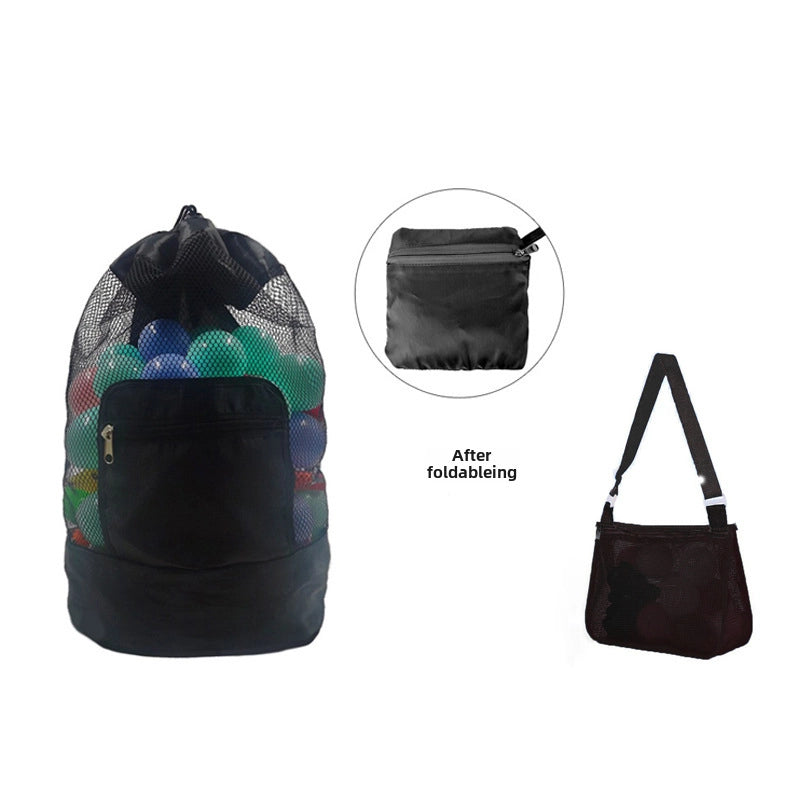 New Color Matching Children’s Toy Bag Shell Storage Bag Travel Beach Bag Hollow Transparent Beach Bag