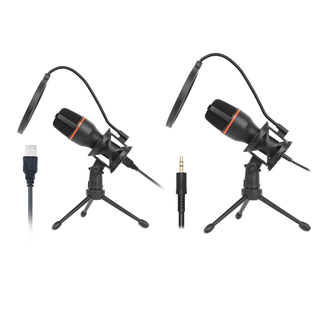

ME4 Wired Karaoke Recording Condenser Microphone Computer Studio Gaming Mic, Usb, 501 Original