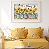 【SALE】Sunflower - 11CT Stamped 3 Strands Cross Stitch 50*40cm/19.69*15.75in
