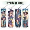 4Pcs Halloween Hexe - 5d DIY Handwerk Lesezeichen