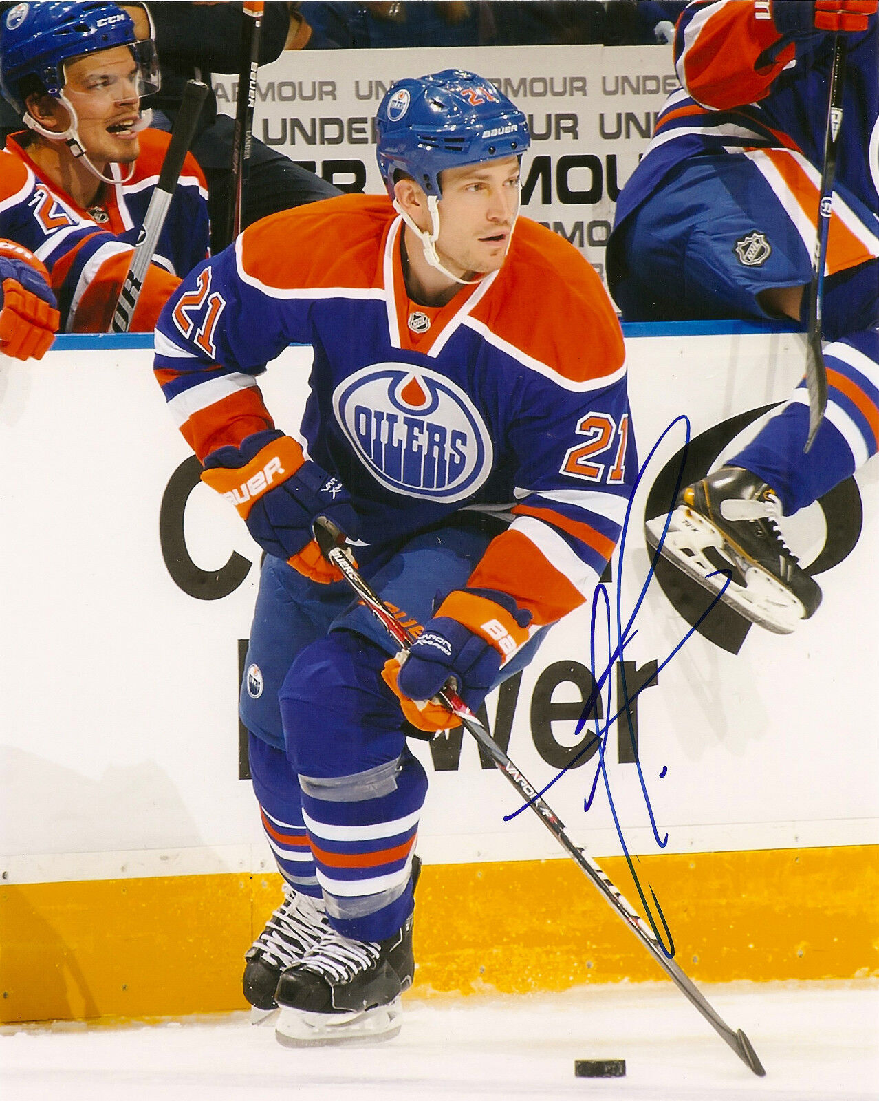 Edmonton Oilers Andrew Ferrence Signed Autographed 8x10 Photo Poster painting COA C