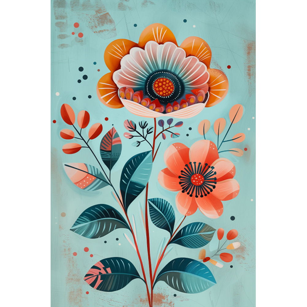 Flower-Paint by Numbers-16"x24"/40*60cm