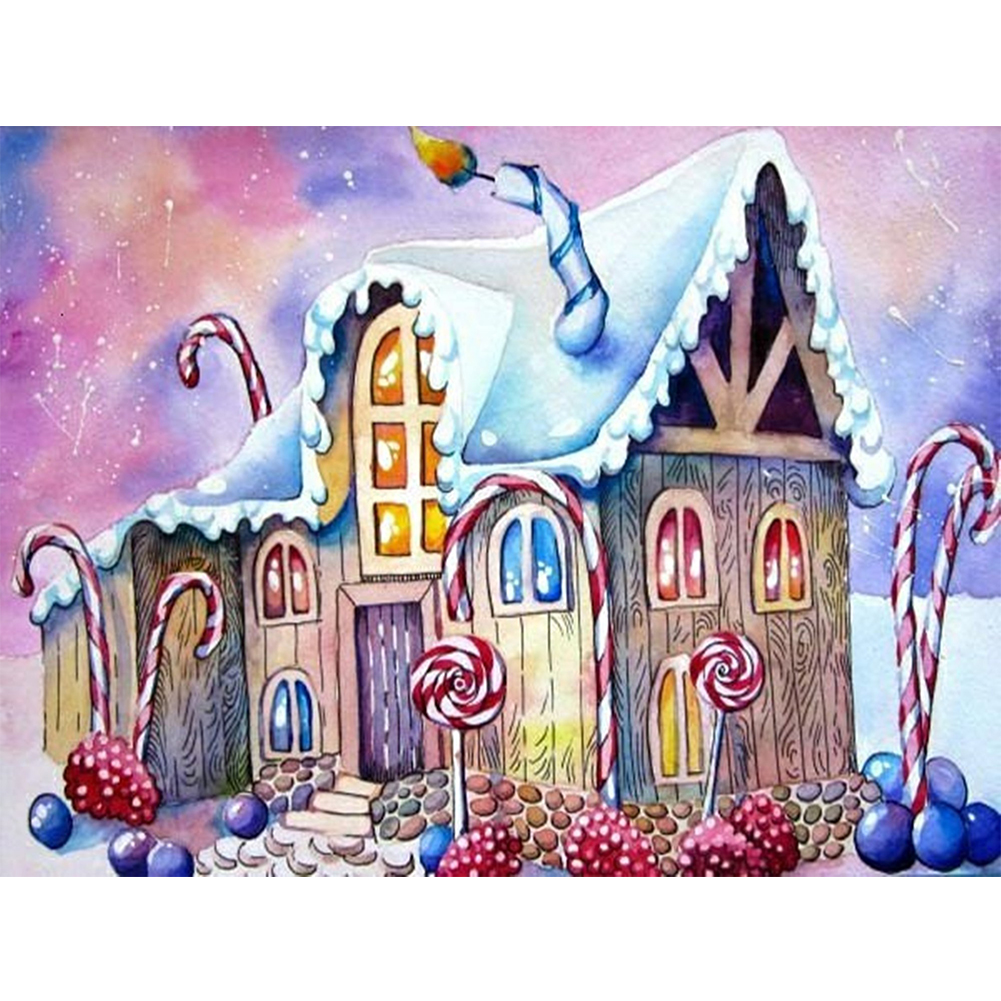 

Candy House - Round Drill Diamond Painting - 50*40CM, 501 Original