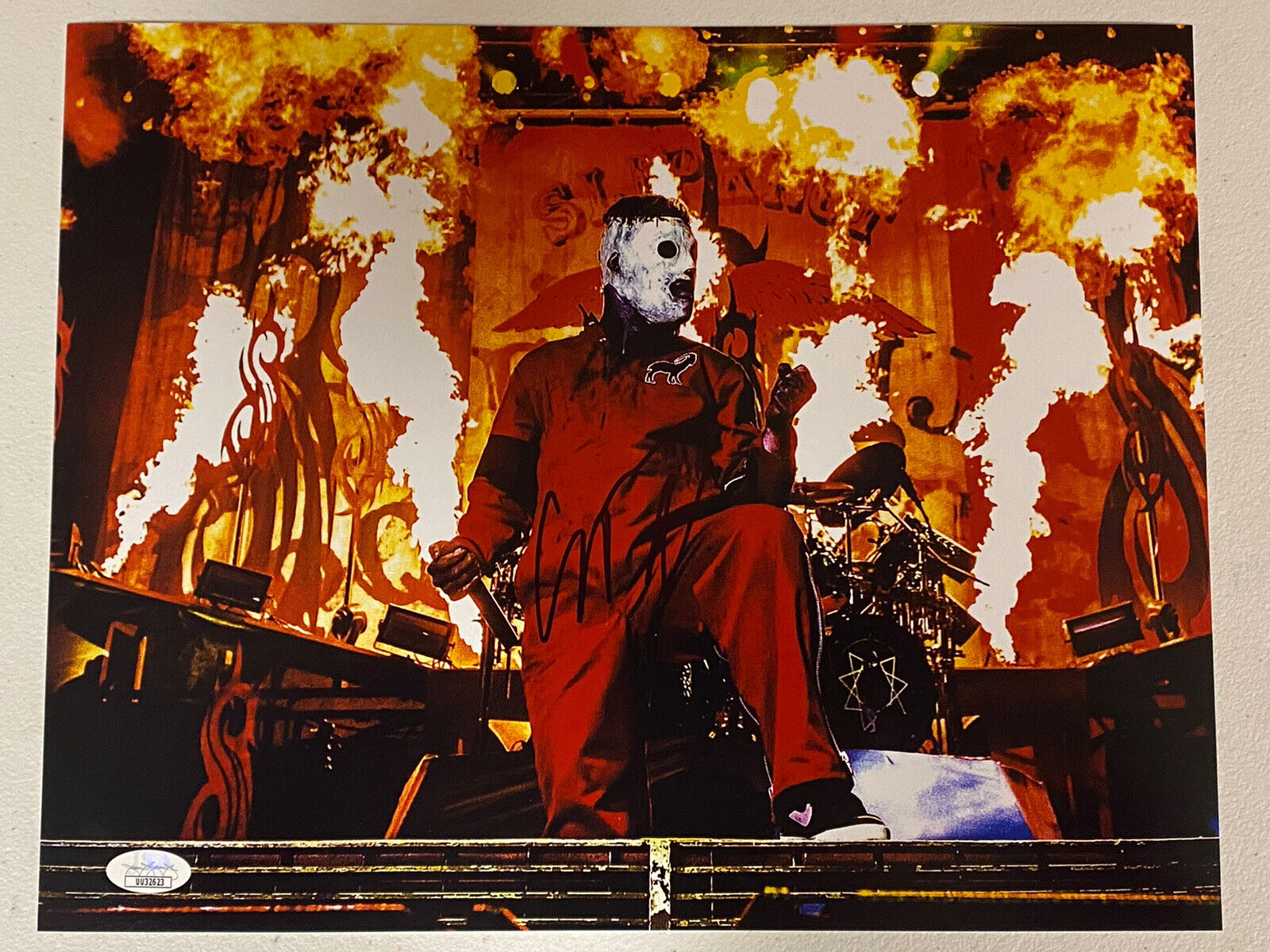 SLIPKNOT COREY TAYLOR SIGNED AUTOGRAPHED 11X14 Photo Poster painting EXACT PROOF JSA COA UU32623