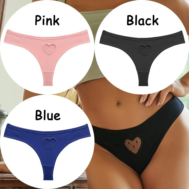 Billionm Lace Panties Cotton Women's Underwear Thong G-String Sexy Lingerie Soft Female Underpants Solid Color Pantys S-XL