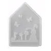 Silicone Bunny Atmosphere Lamp DIY Mold for Easter Home Decoration (5-Piece Set)