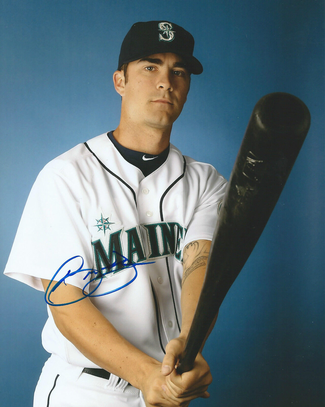 **GFA Seattle Mariners *NICK FRANKLIN* Signed 8x10 Photo Poster painting N1 COA**