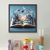 (Multi-Style) The Town In Book-11CT Stamped Cross Stitch 50*50cm/19.69*19.69in tapestrymarket