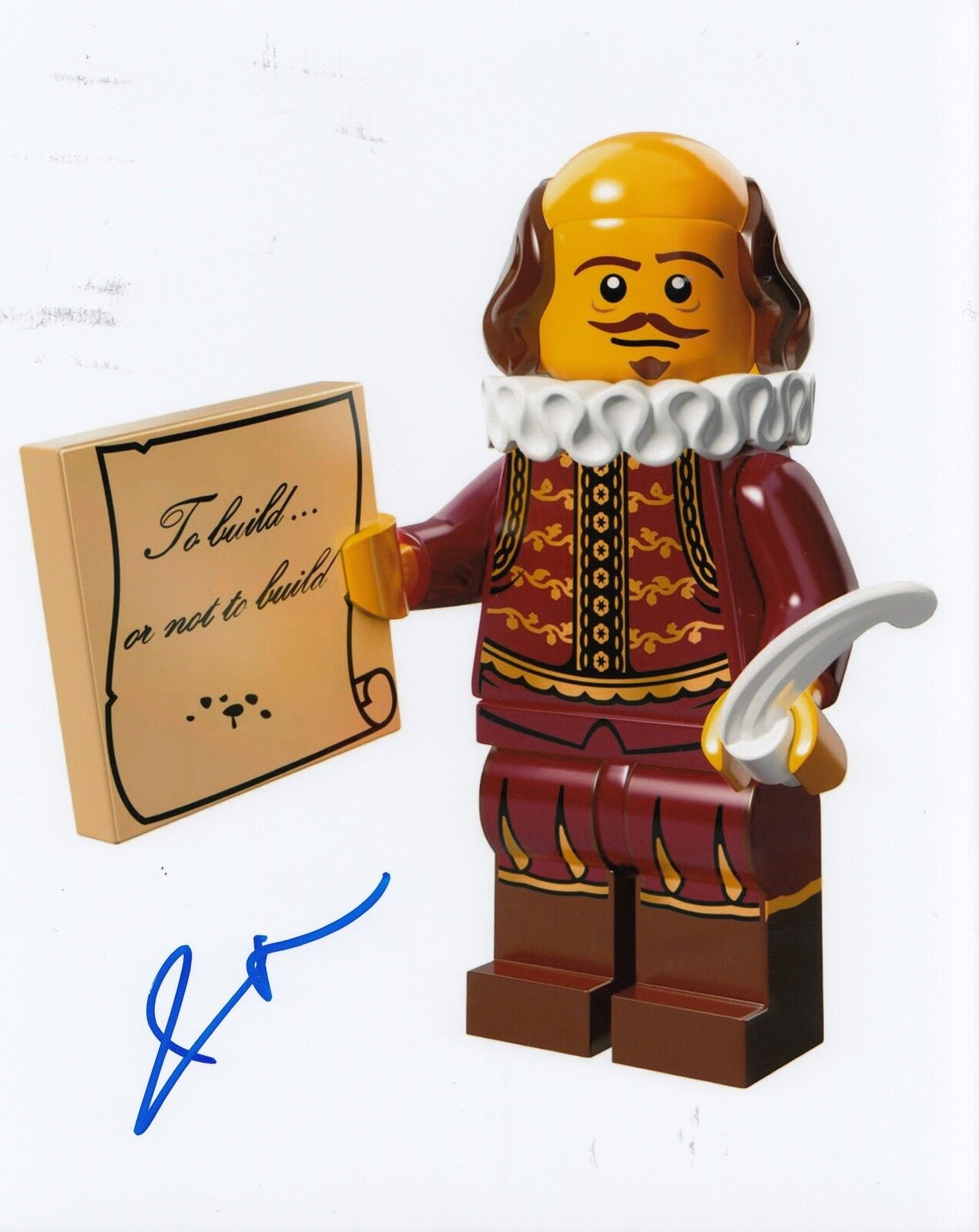 JORMA TACCONE signed *THE LEGO MOVIE* 8X10 Photo Poster painting W/COA Shakespeare *PROOF* #2