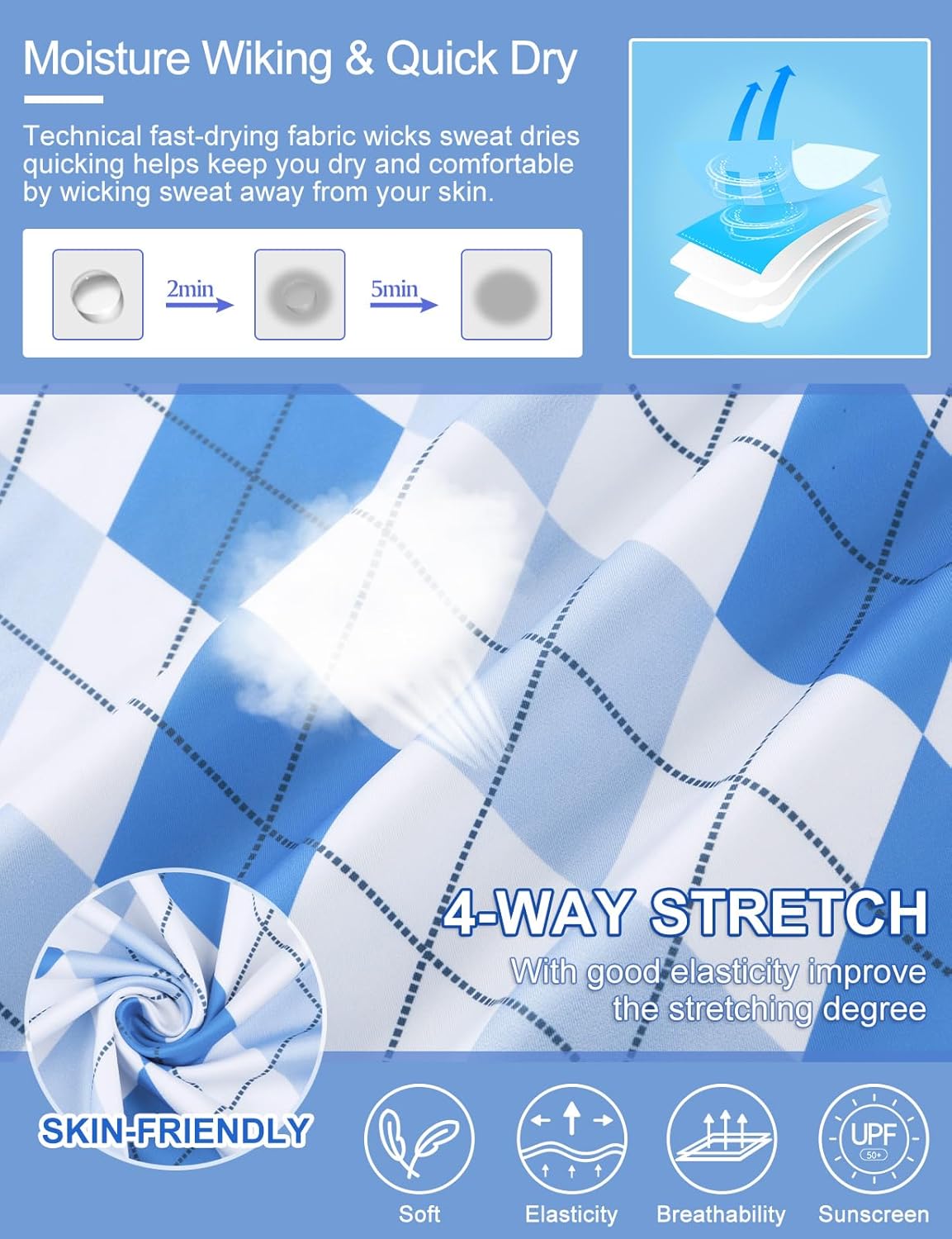 Women's Long Sleeve Golf Tennis Polo Shirts UPF50+ Half Zip Dry Fit Workout Tops Athletic Shirt