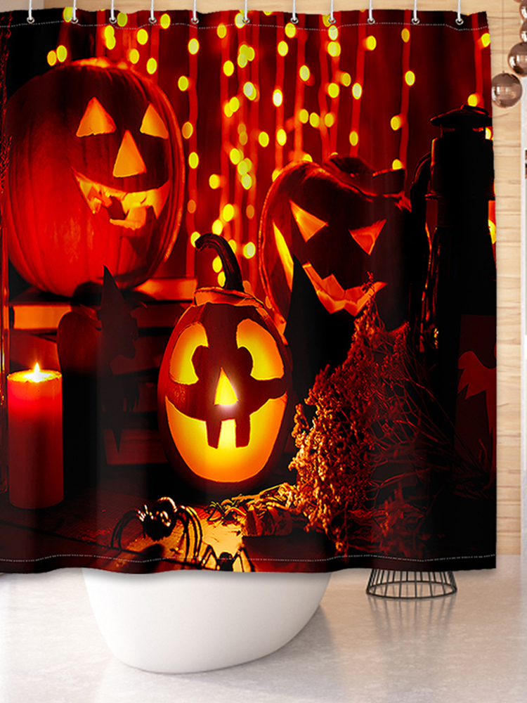 

Halloween Pumpkin - Print Shower Curtain, 180*180cm, 501 Original