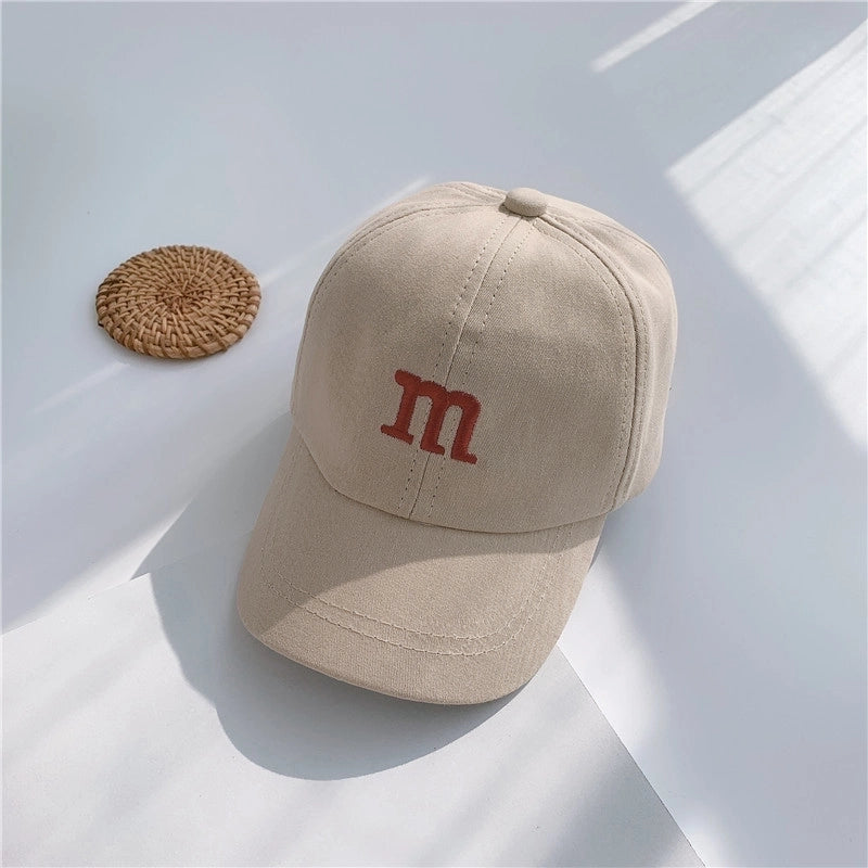 Children’s Hat Baby Spring And Autumn Cap Korean Letter Embroidery Boys Autumn And Winter Girls Kids Baseball Cap