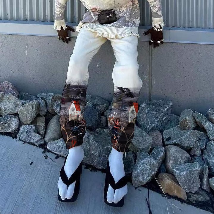 UFO casual street samurai trousers