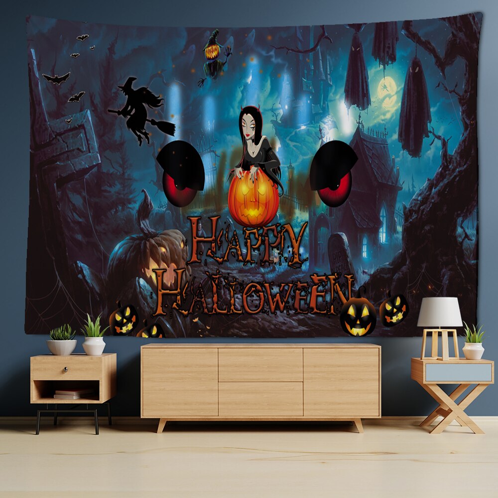 

Wall Tapestry - Halloween Pumpkin-150*130cm, 501 Original