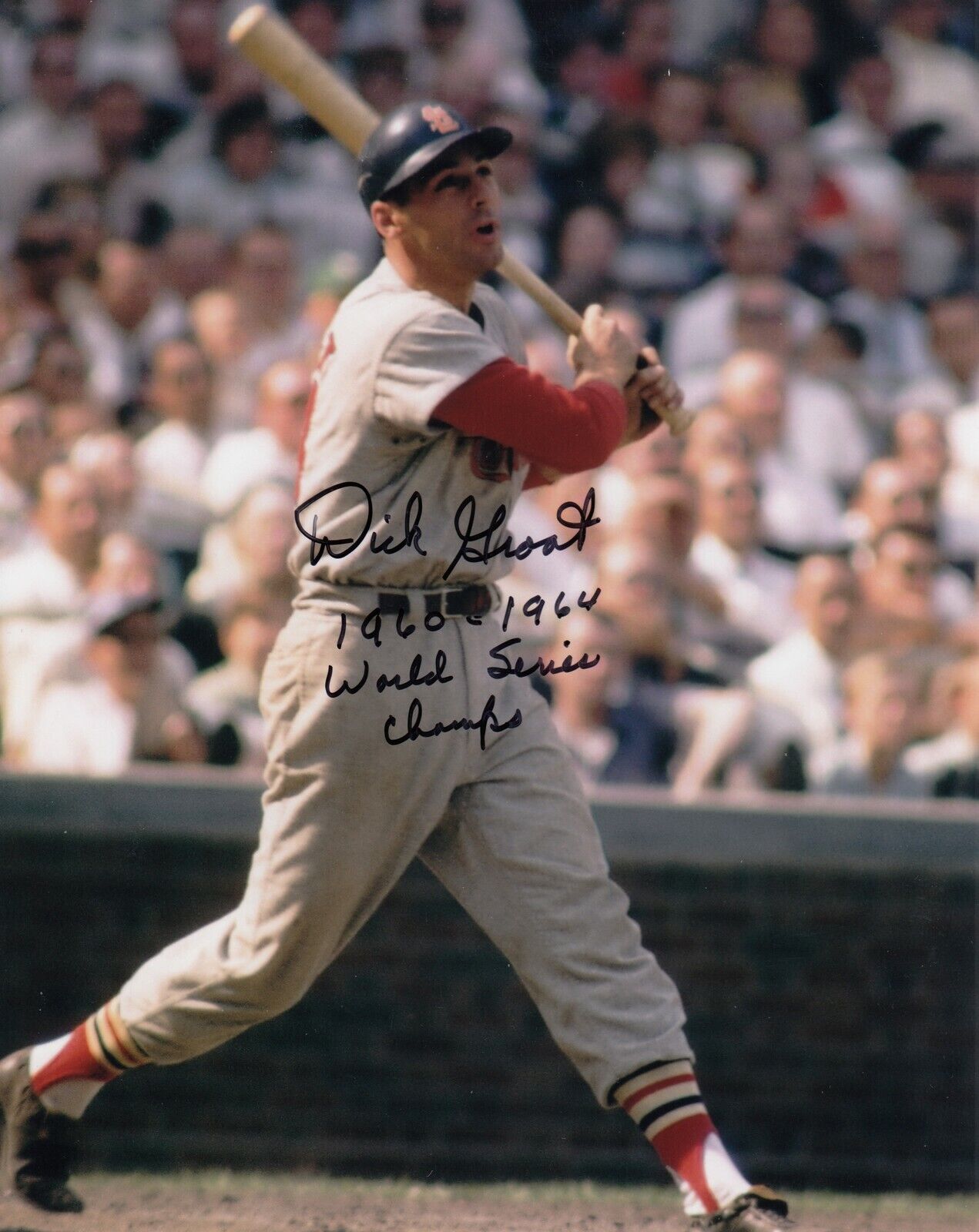 Dick Groat #3 8x10 Signed Photo Poster painting w/ COA St. Louis Cardinals