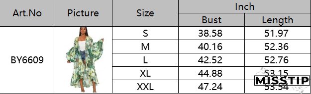 Casual Spring and Autumn Women's Lantern Sleeve Irregular Long Printed Coat