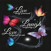 Butterfly Words-11CT Stamped Cross Stitch 40*40cm