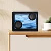 New Bluetooth speaker D35 home wireless speaker suspended mini subwoofer transparent display lyrics desktop