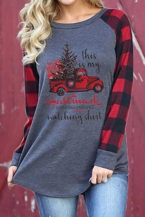 Christmas Color Block T-Shirt