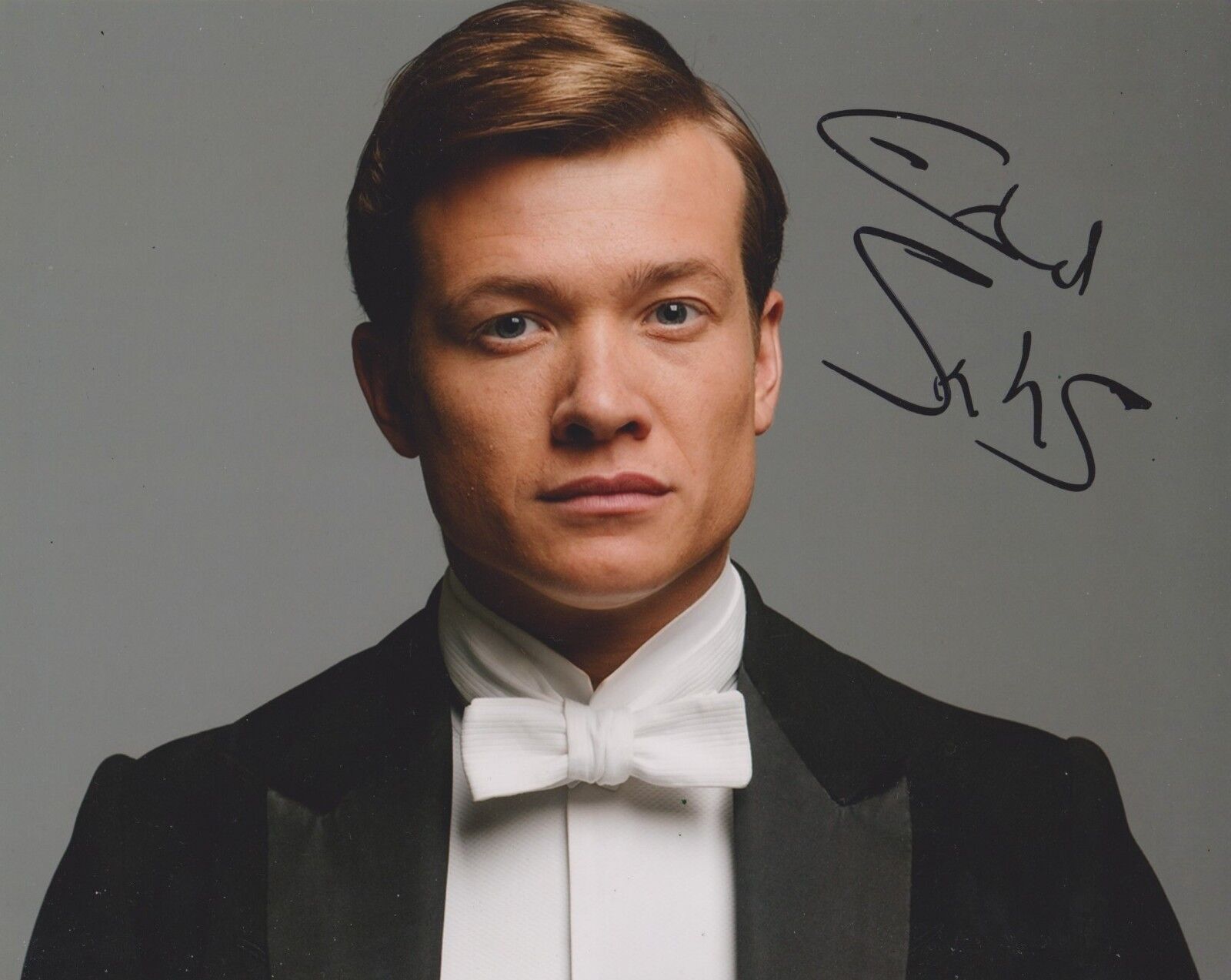 Ed Speleers Signed Downton Abbey 10x8 Photo Poster painting AFTAL