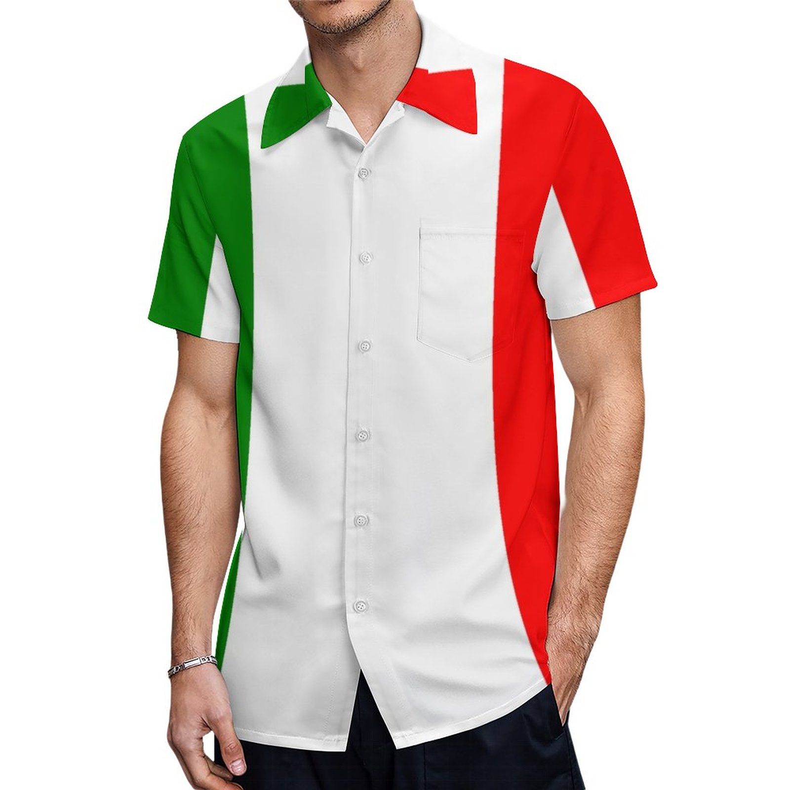 Trendy Hipsters Comfort Italy Hawaiian Shirt Mens Button Down Plus Size Tropical Hawaii Beach Shirts