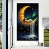 (40*70cm)DIY Full Round Drill Diamond Painting-Moon Girl