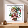 5D DIY Partial Special Shaped Drill Diamond Painting Kit Goblin Decor With Frame Kit 18x18cm