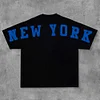 New York Letters Print Short Sleeve T-Shirt