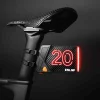 TUJIYD Bicycle Taillight Digital Brand Road Mountain Bike Night Riding Safety Warning Light Cycling Equipment Number Plate