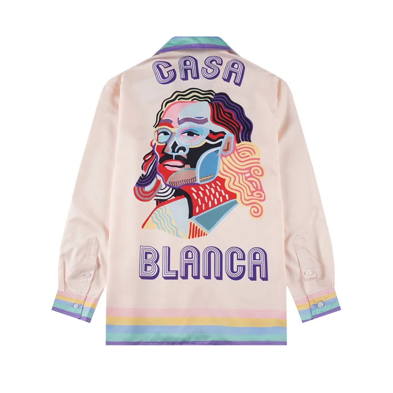 Casablanca 2023 new silk long-sleeved shirt