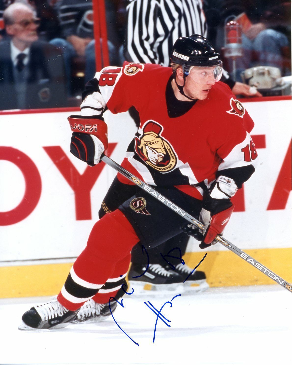 Marian Hossa 8x10 color Photo Poster painting Ottawa SenatorsS117