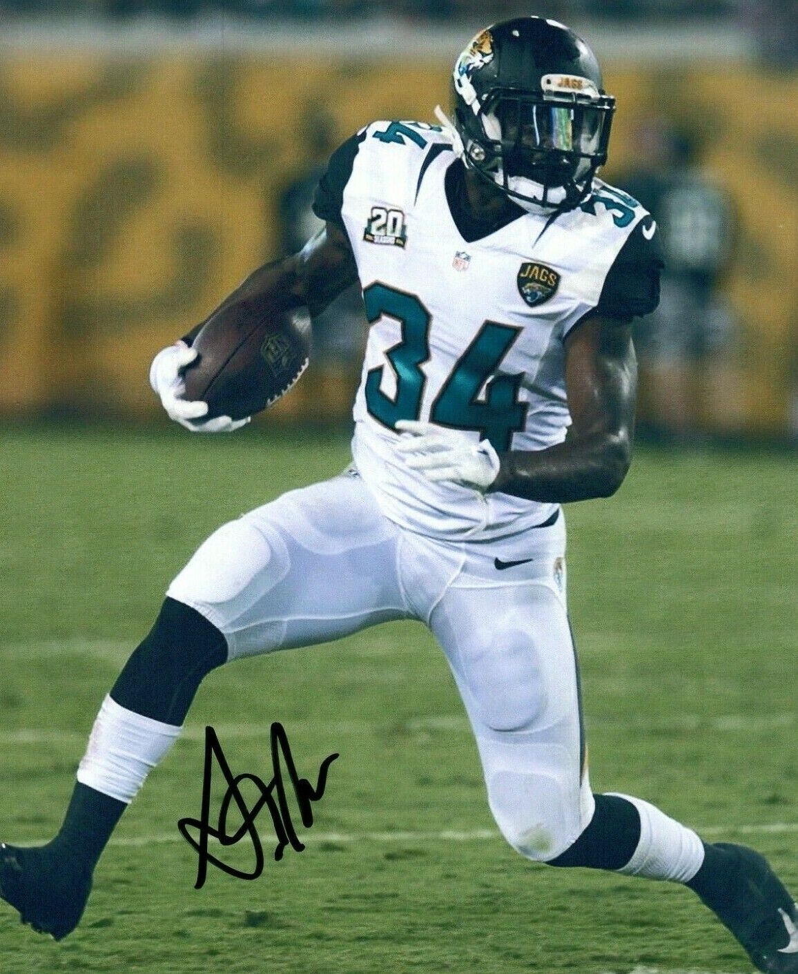 Storm Johnson Jacksonville Jaguars Signed 8x10 Autographed Photo Poster painting COA 3