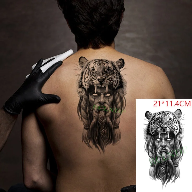 Waterproof Temporary Tattoo Sticker Cool Snake Animal Fake Tatto Flash Arm Leg Tatoo Body Art for Boy Women Men