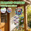 DIY Diamond Painting Double Sided 3D Wind Chime Pendant Hanging Kit