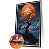 (40*60cm)Halloween Tree - Full Round Drill Diamond Painting