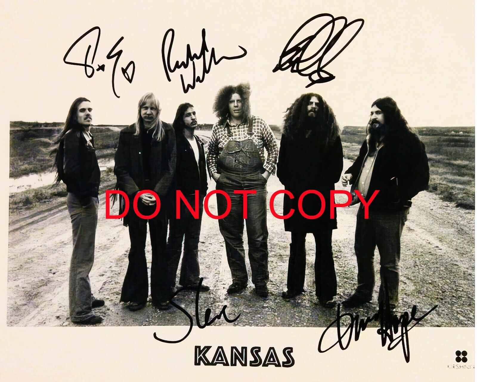 Kansas - Autographed Signed 8 x10 Photo Poster painting (Carry On My Wayward Son) Reprint