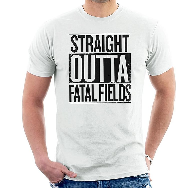 Fortnite Straight Outta Fatal Fields Men's T-Shirt