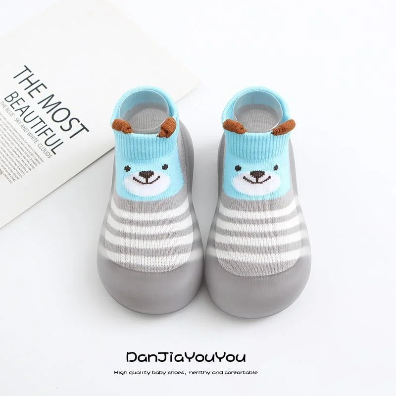 Baby Boy Girl Shoes Autumn Winter Spring Infant Nonslip Sock Kid Soft Rubber Sole Sock Toddler Shoes Anti-slip Floor Socks Shoes