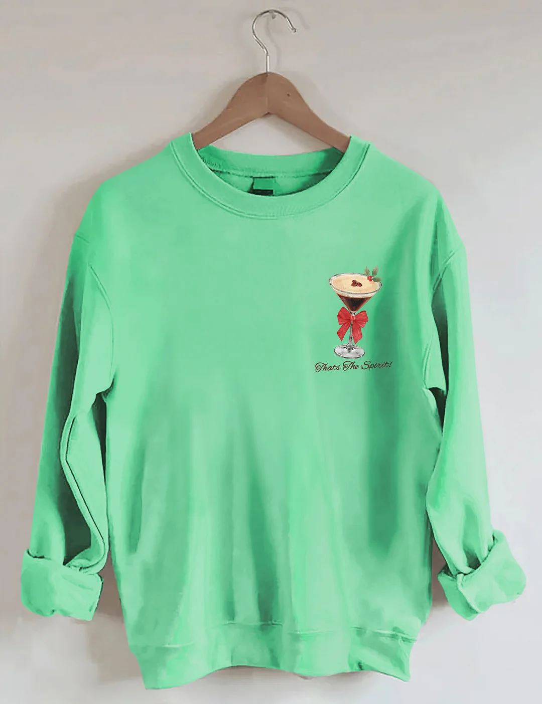 Merry With A Martini Espresso Martini Sweatshirt 