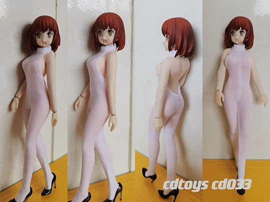 【In Stock】cdtoys 1/12 Female soldier one-piece pantyhose cd033 Suitable for 6-inch women's bag glue body