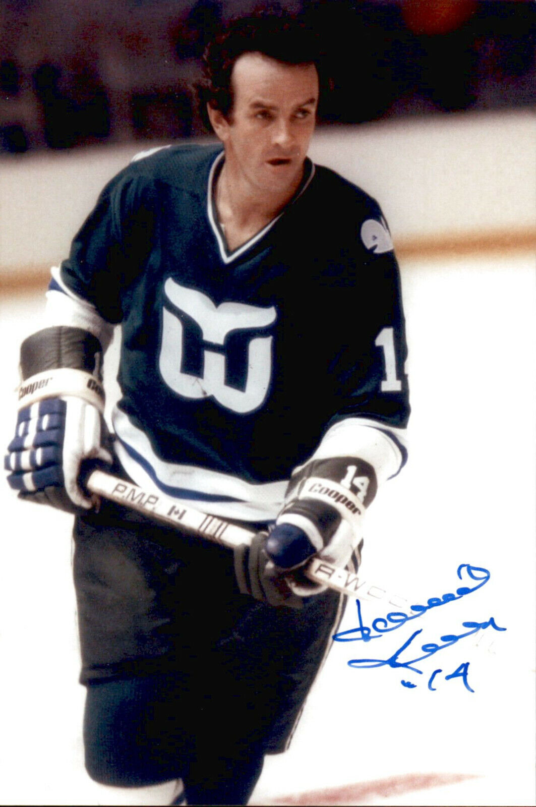 David Dave Keon SIGNED autographed 4x6 Photo Poster painting HARTFORD WHALERS #2