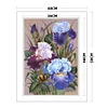 Flower-11CT Stamped Cross Stitch Kit(40*50cm)