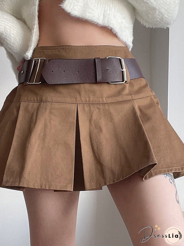 High Waist Slim Casual Skirt
