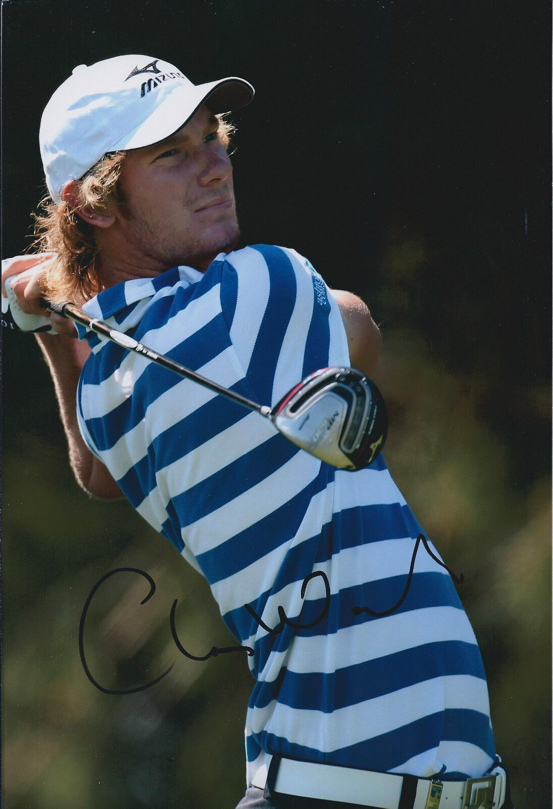 Chris WOOD SIGNED AUTOGRAPH Golf 12x8 Photo Poster painting AFTAL COA European Tour Great Image