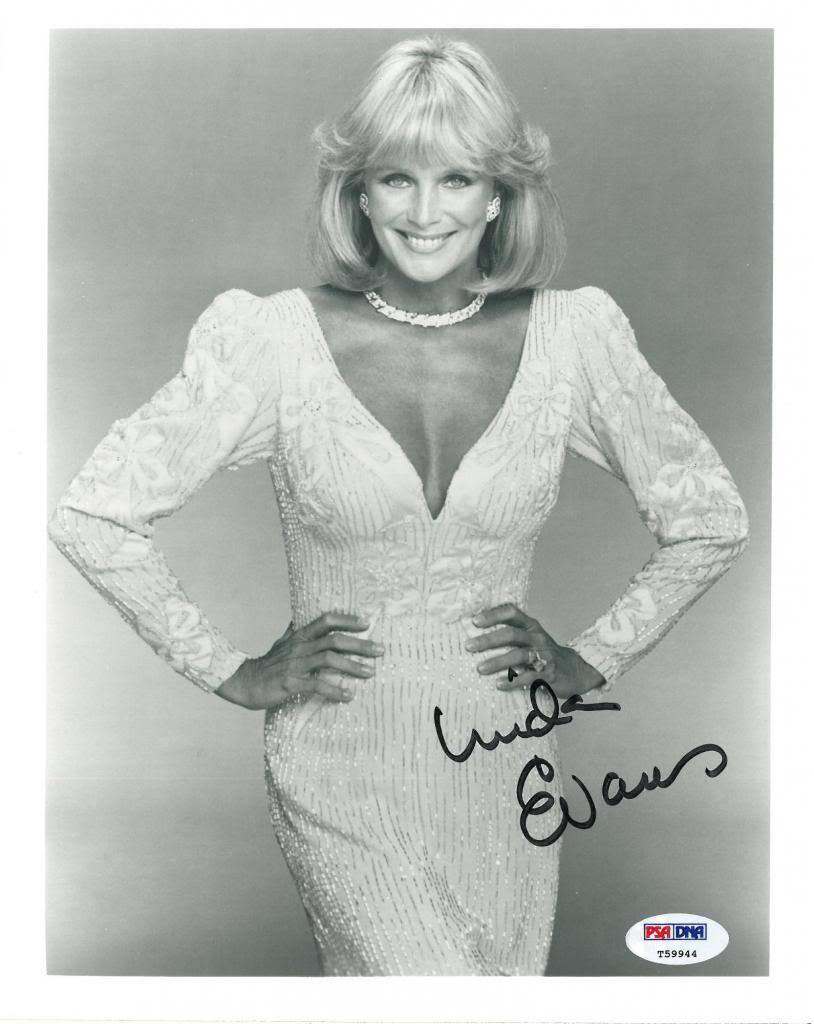 Linda Evans Signed Dynasty Authentic Autographed 8x10 Photo Poster painting (PSA/DNA) #T59944